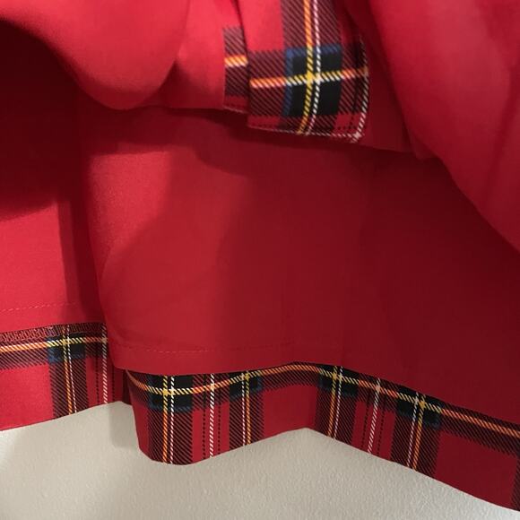 J Crew Pencil Skirt Size 16 Women Red Black Plaid NWT Christmas Holiday Lined - Picture 3 of 8